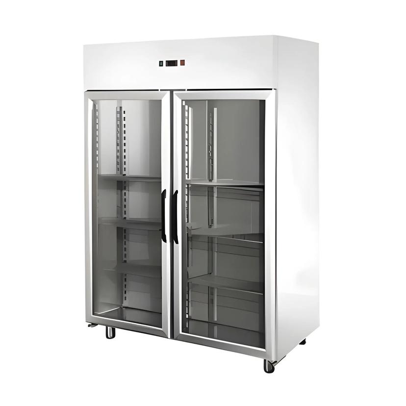 Double Doors Glass Upright Chiller
